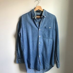 RALPH LAUREN Men’s chambray button down